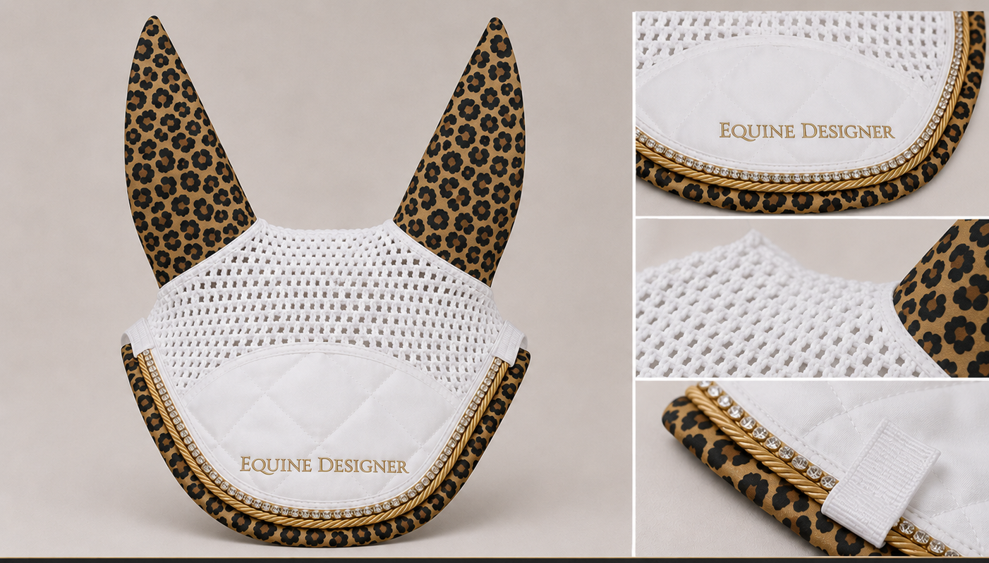 Set sottosella e cuffietta MONARCH LEOPARD