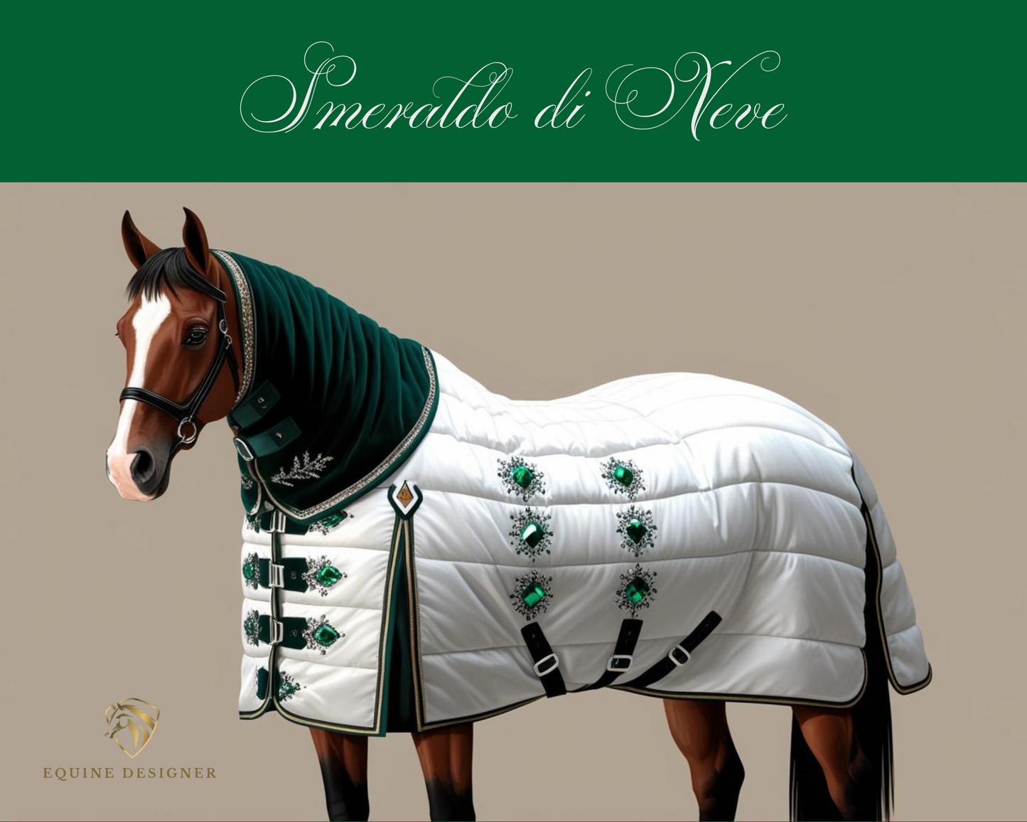 Piumino per cavalli SMERALDO DI NEVE