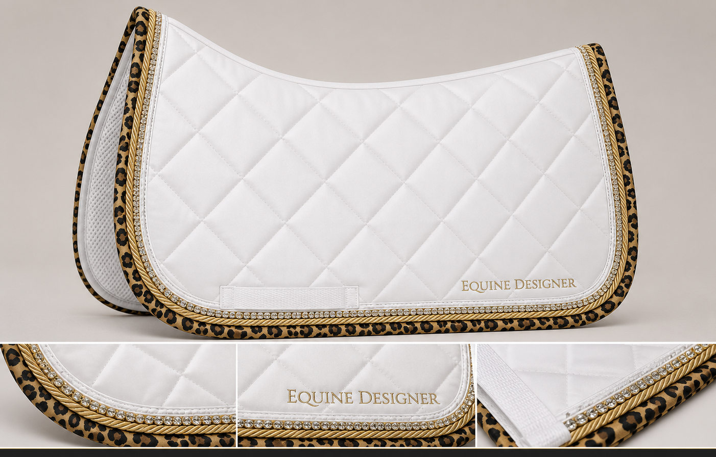 Set sottosella e cuffietta MONARCH LEOPARD