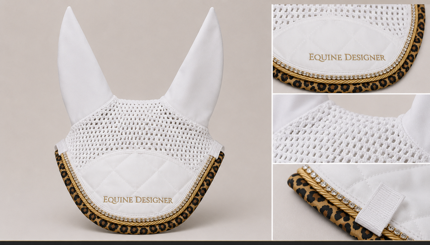 Set sottosella e cuffietta MONARCH LEOPARD