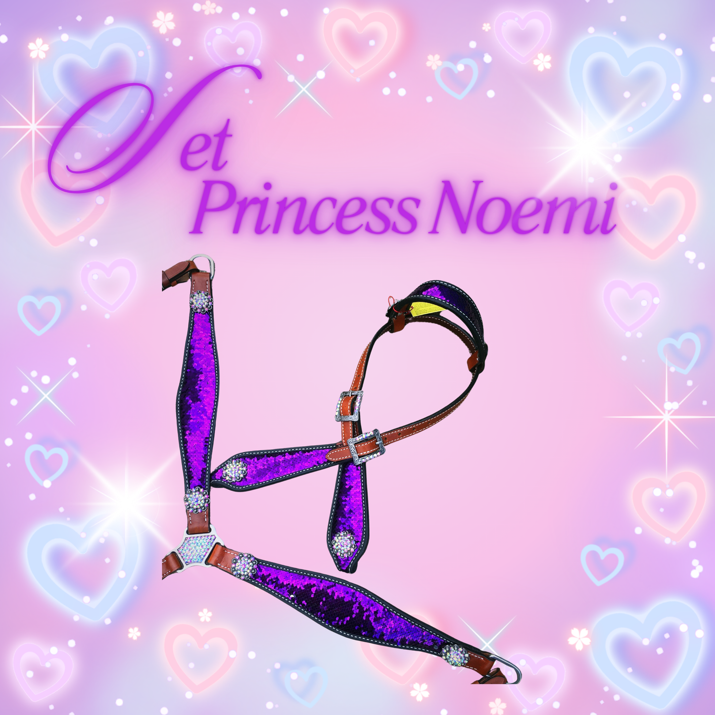 Set Testiera e pettorali PRINCESS NOEMI