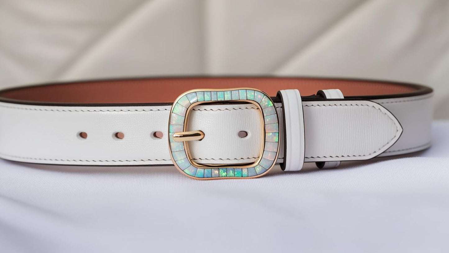 Cintura equestre ONLY WHITE Elysium Opal
