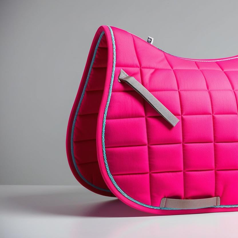 Sotto sella in cotone Pink Fluo