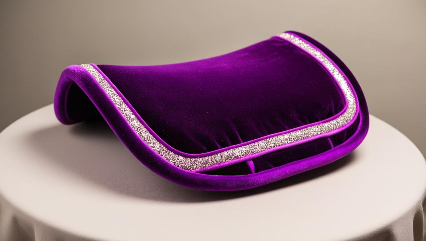 Set sottosella e briglia ELEGANZA FLUO