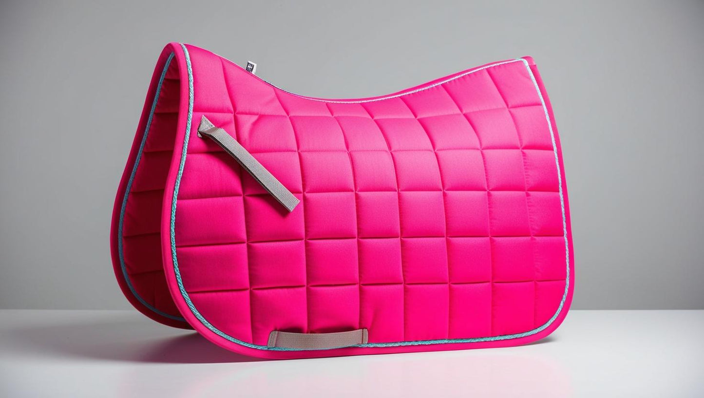 Sotto sella in cotone Pink Fluo